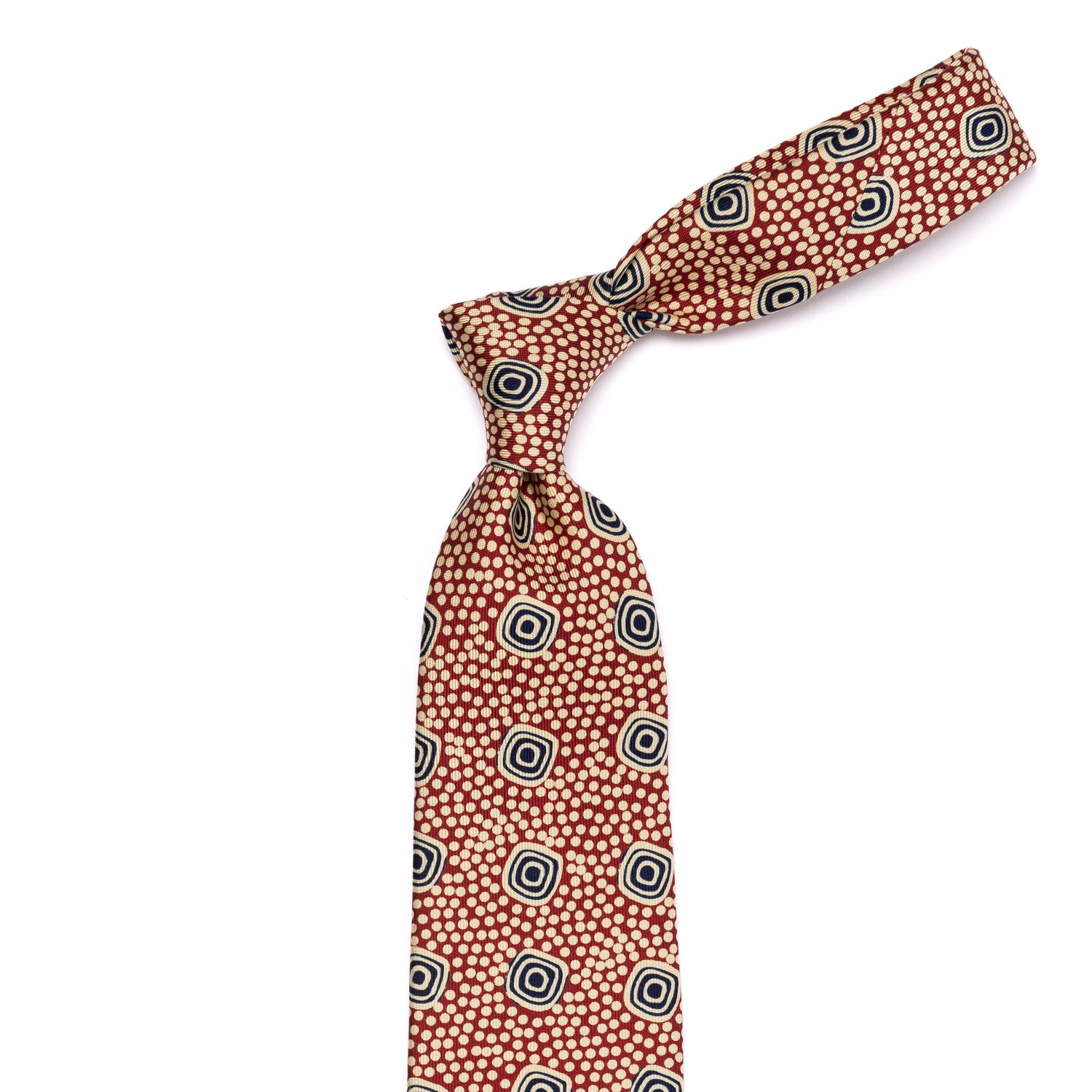 E.Marinella Exclusive x MJ: Tie "Heritage" made of pure Silk - hand-rolled